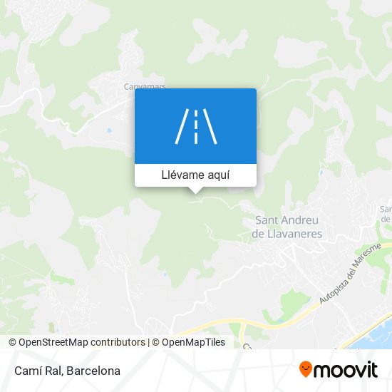 Mapa Camí Ral