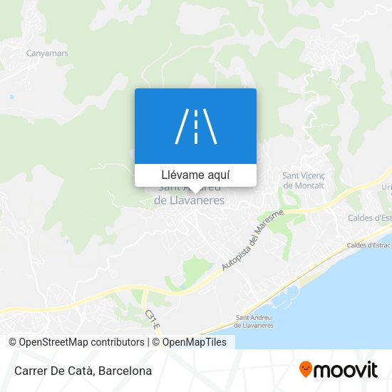 Mapa Carrer De Catà