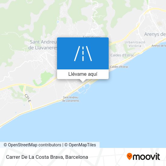 Mapa Carrer De La Costa Brava