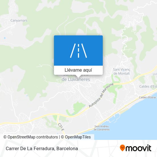 Mapa Carrer De La Ferradura