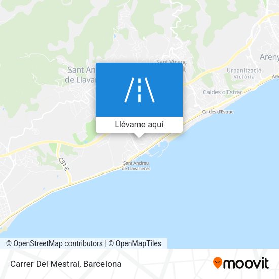Mapa Carrer Del Mestral