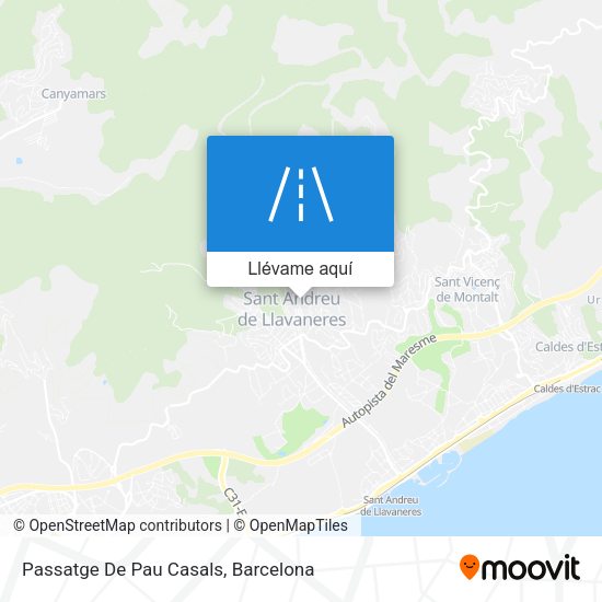 Mapa Passatge De Pau Casals