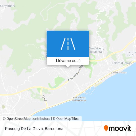 Mapa Passeig De La Gleva