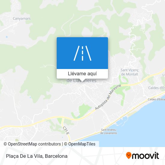 Mapa Plaça De La Vila