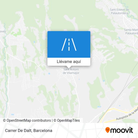 Mapa Carrer De Dalt