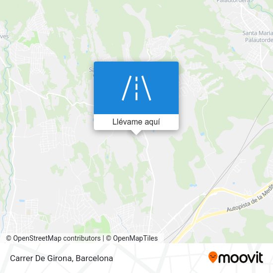 Mapa Carrer De Girona