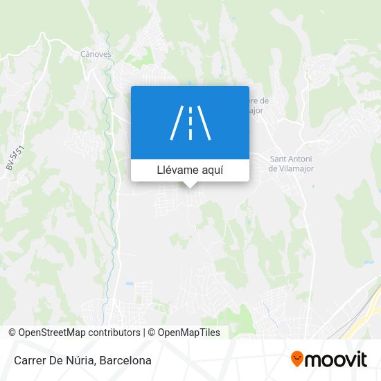 Mapa Carrer De Núria