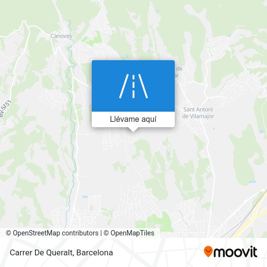 Mapa Carrer De Queralt