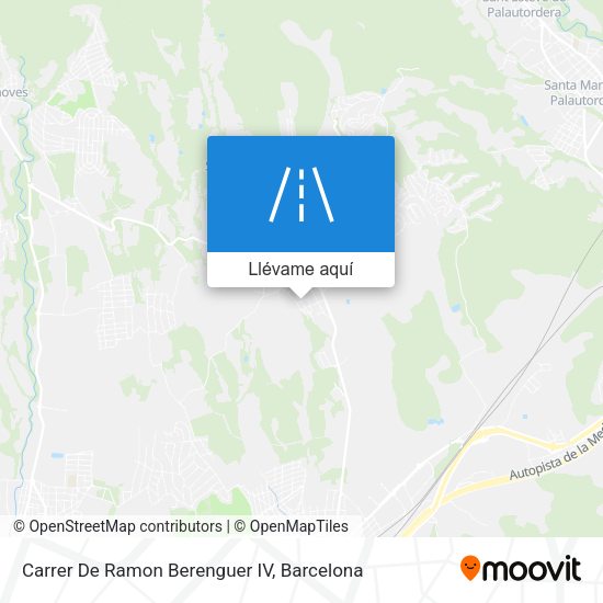 Mapa Carrer De Ramon Berenguer IV