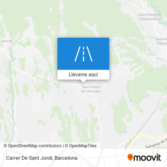 Mapa Carrer De Sant Jordi