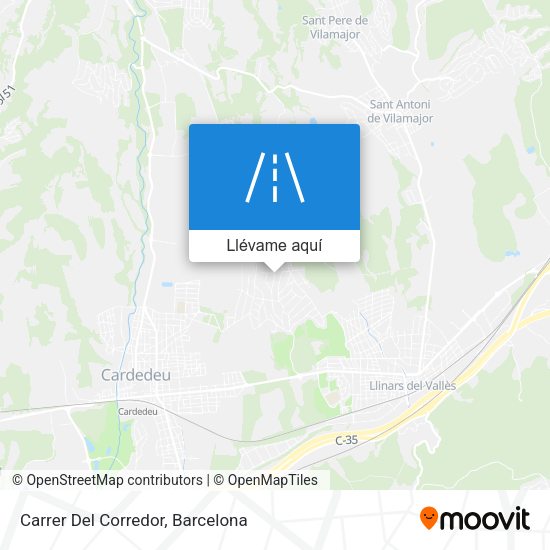 Mapa Carrer Del Corredor