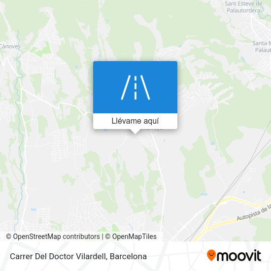 Mapa Carrer Del Doctor Vilardell