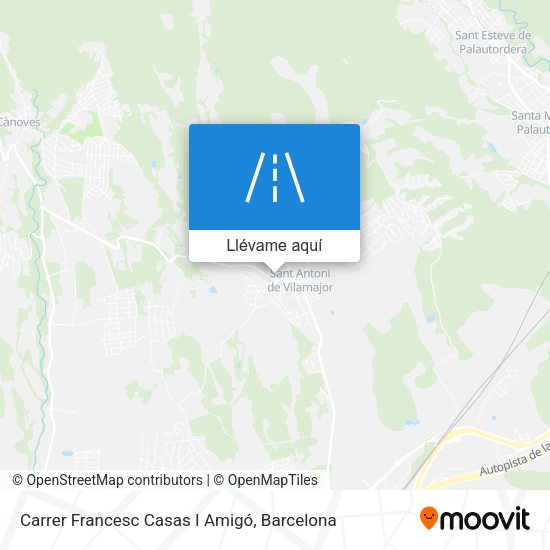 Mapa Carrer Francesc Casas I Amigó