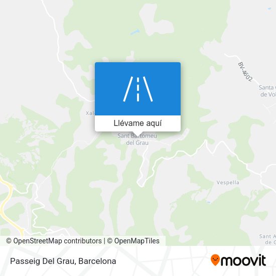 Mapa Passeig Del Grau