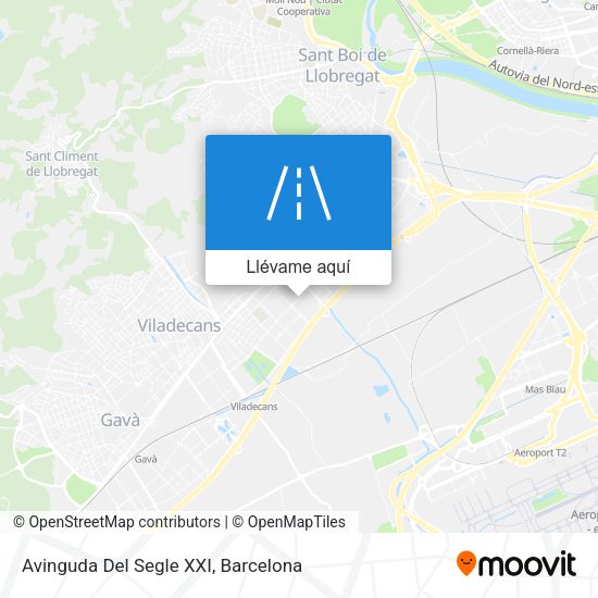 Mapa Avinguda Del Segle XXI