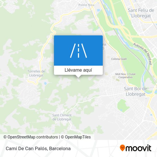 Mapa Camí De Can Palós