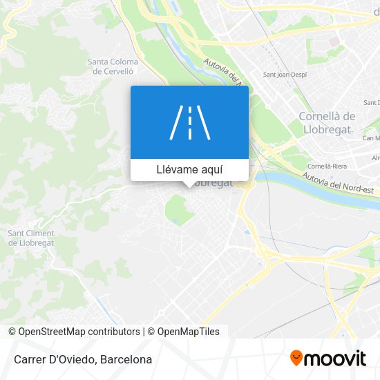 Mapa Carrer D'Oviedo