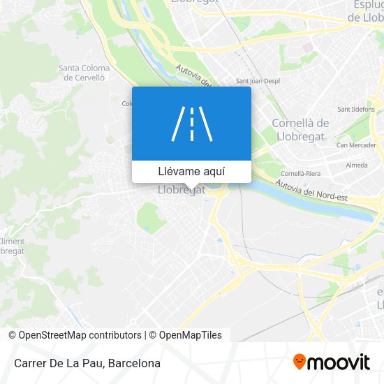 Mapa Carrer De La Pau