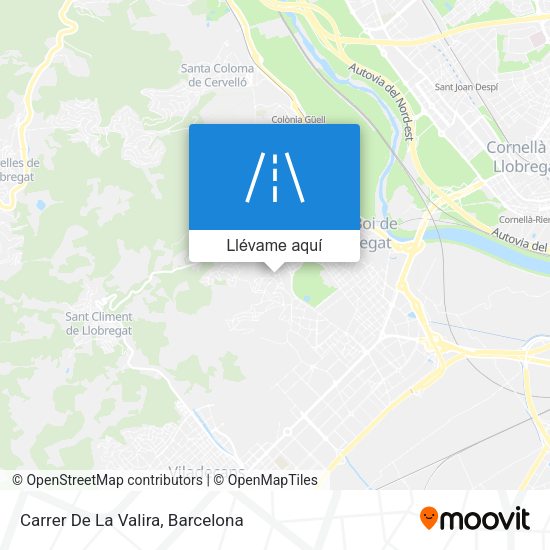 Mapa Carrer De La Valira