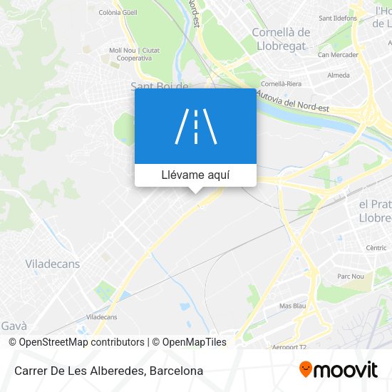 Mapa Carrer De Les Alberedes