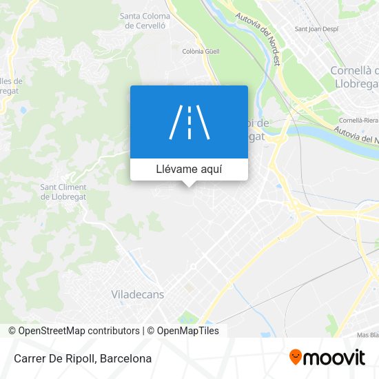 Mapa Carrer De Ripoll