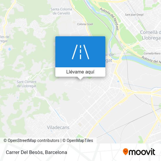 Mapa Carrer Del Besòs