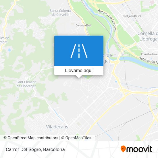 Mapa Carrer Del Segre