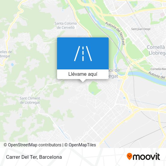 Mapa Carrer Del Ter