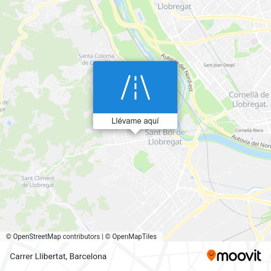 Mapa Carrer Llibertat