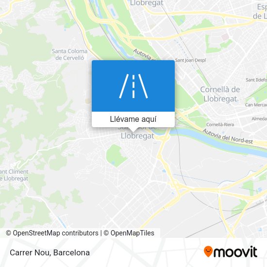 Mapa Carrer Nou