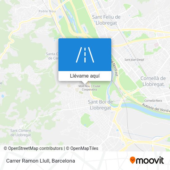 Mapa Carrer Ramon Llull