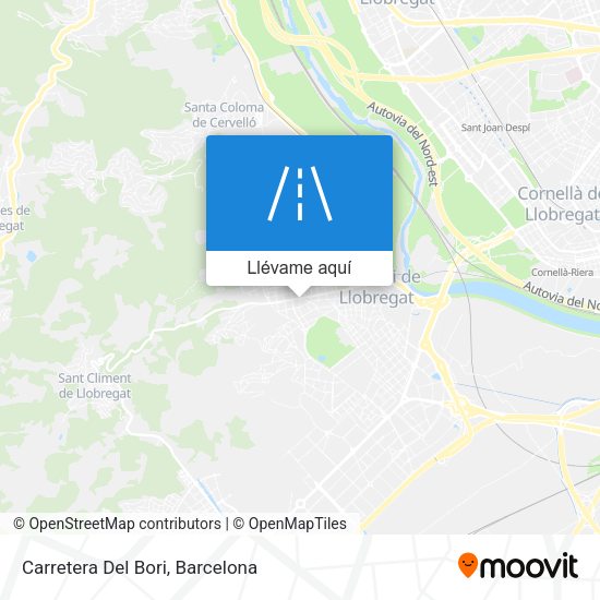 Mapa Carretera Del Bori