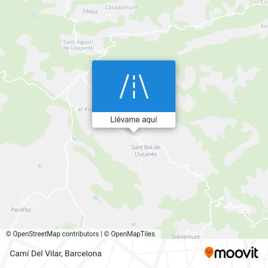 Mapa Camí Del Vilar