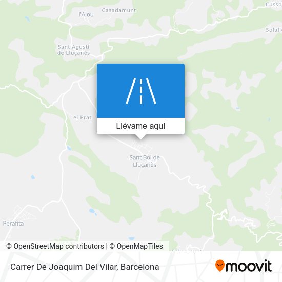 Mapa Carrer De Joaquim Del Vilar