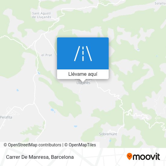 Mapa Carrer De Manresa