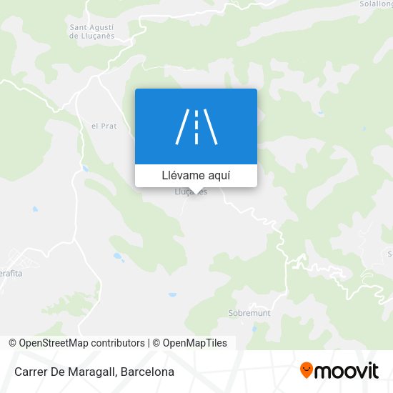 Mapa Carrer De Maragall