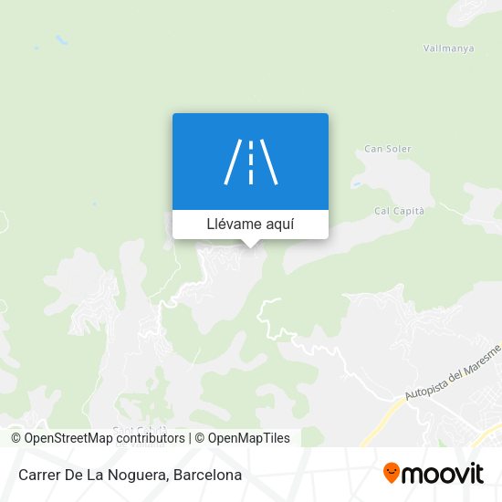 Mapa Carrer De La Noguera