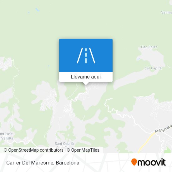 Mapa Carrer Del Maresme