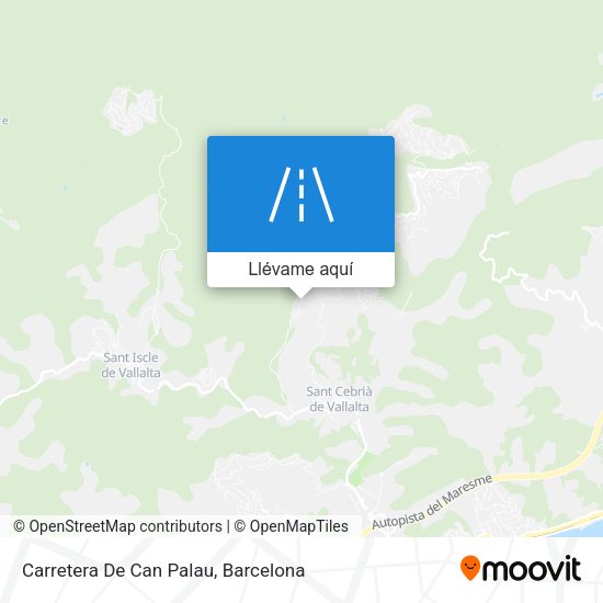 Mapa Carretera De Can Palau
