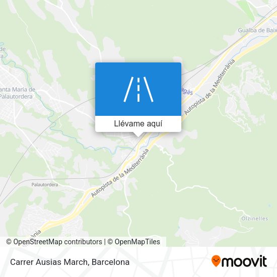 Mapa Carrer Ausias March