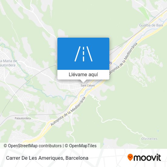 Mapa Carrer De Les Ameriques