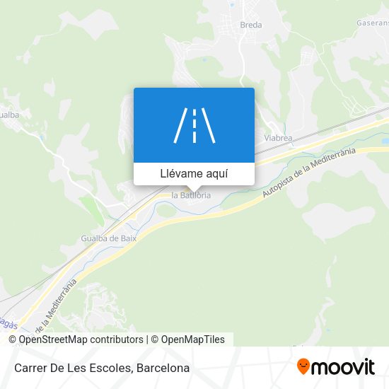 Mapa Carrer De Les Escoles