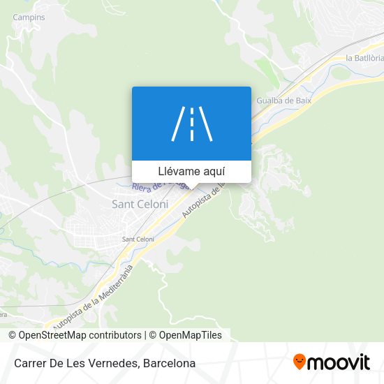 Mapa Carrer De Les Vernedes
