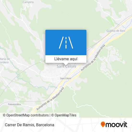 Mapa Carrer De Ramis
