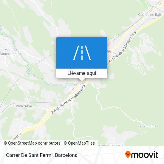 Mapa Carrer De Sant Fermi