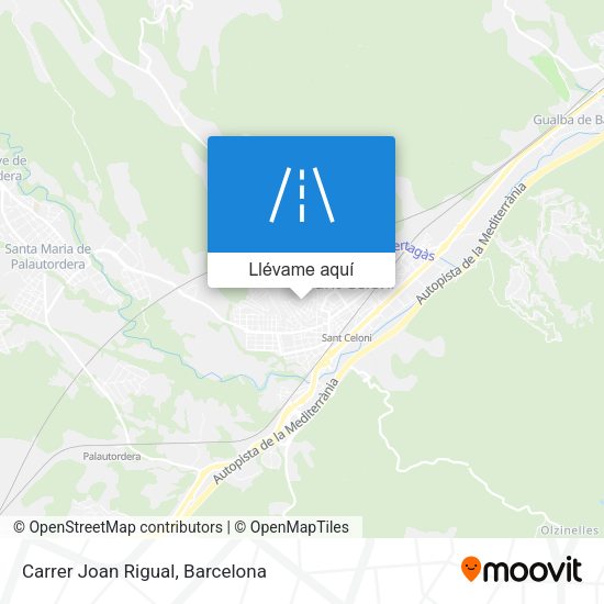 Mapa Carrer Joan Rigual