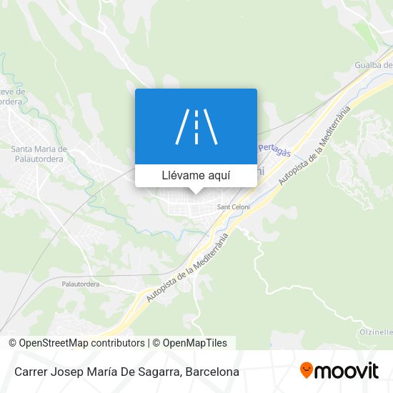 Mapa Carrer Josep María De Sagarra