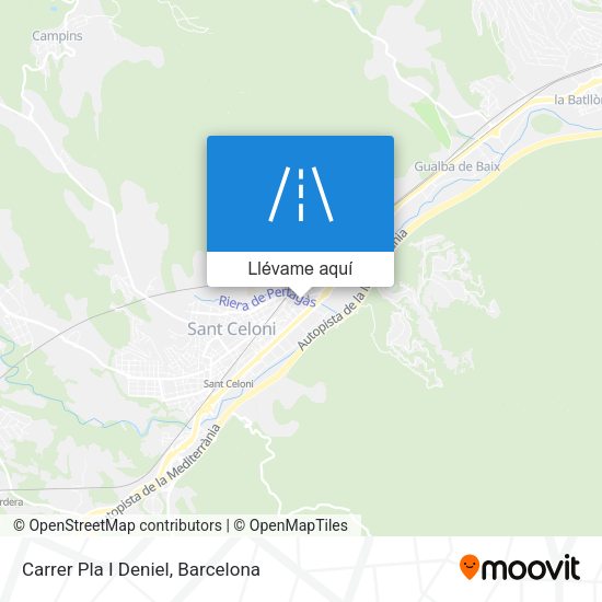 Mapa Carrer Pla I Deniel