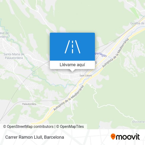 Mapa Carrer Ramon Llull