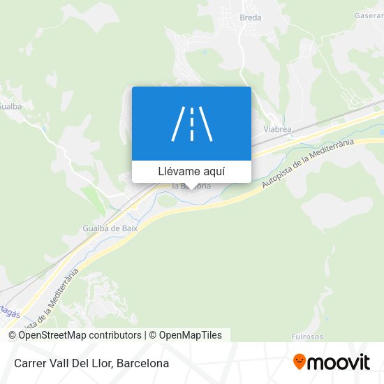 Mapa Carrer Vall Del Llor